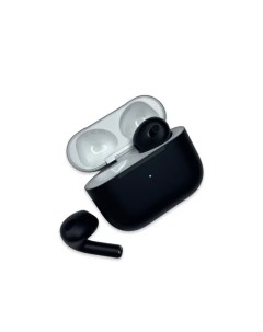 Беспроводные наушники Airpods Color 3 Custom Черные глянцевые Apple