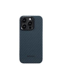 Чехол MagEZ Case 4 для iPhone 15 Pro Max 6 7 черно синий кевлар арамид Pitaka