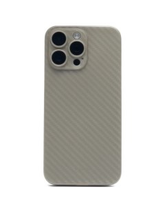 Чехол для iPhone 15 Pro Max Air Carbon Серый титан Kzdoo