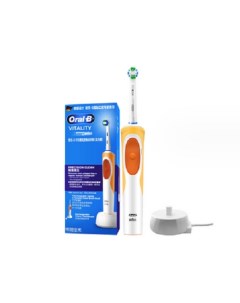 Электрическая зубная щетка Vitality D12013 белый оранжевый Oral-b