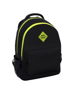 Рюкзак ученический EasyLine 20L с двумя отделениями черный и желтый Erich krause