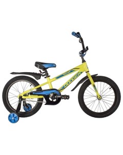 Велосипед детский Dodger 16 2022 цвет зеленый Novatrack