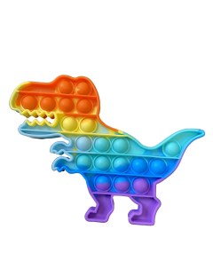 Игрушка антистресс Радужный динозавр 15 см Priority