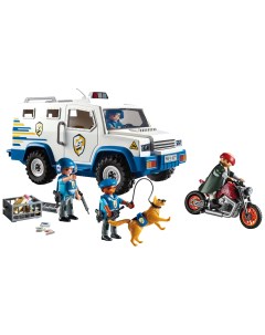 Игровой набор Промо набор Полицейская машина для перевозки денег Playmobil