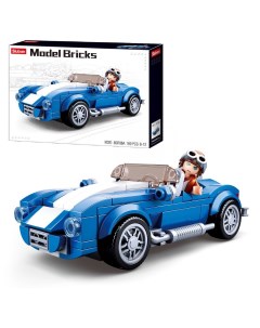 Конструктор серия Model Brick Спортивная машина синяя 169 деталей M38 B0706A Sluban