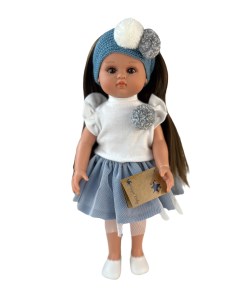 Кукла Нэни темноволосая с повязкой 42 см 42020 Lamagik