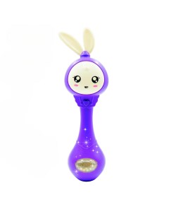 Интерактивная игрушка Умная малышка Зайка фиолетовый Nobrand