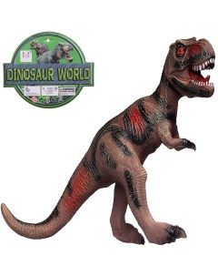 Фигурка Динозавр длина 50 см со звуком коричневочерный WA24130 коричневочерный Junfa toys