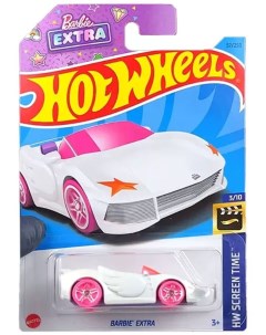 Машинка легковая машина HKH11 металлическая BARBIE EXTRA белый Hot wheels
