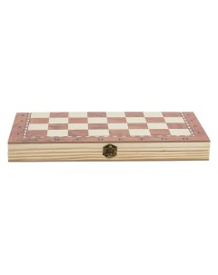 Шахматы шашки нарды 3 в 1 деревянные 782759 29x15x3 см Remecoclub