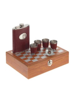 Подарочный набор с фляжкой Шахматы 250 мл 784252 REM Remecoclub