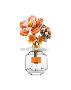 Конструктор 3Д Цветы в вазе с запахом ароматизатор 141 дет JK2506 Jaki