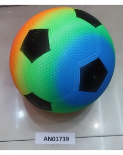 Мяч футбольный неоновый D 23 см AN01739 Рыжий кот