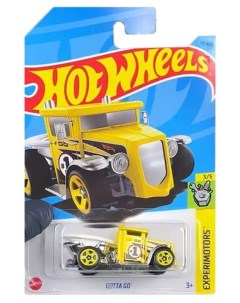 Машинка грузовик HKJ27 металлическая GOTTA GO желтый Hot wheels