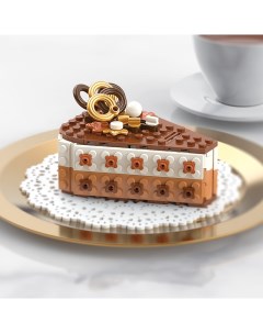 Конструктор JK5621 Вкусные сладости Шоколадный тортик 107 деталей Jaki