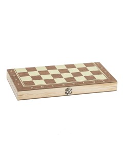 Шахматы шашки нарды 3 в 1 деревянные 796260 29x14 5x3 см Remecoclub
