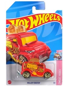 Машинка легковая машина HKH20 металлическая ROLLER TOASTER красный Hot wheels