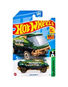 Машинка грузовик HKK23 металлическая Baja Bison T5 зеленый Hot wheels