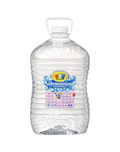 Вода детская питьевая негазированная 5 л Источник здоровой жизни