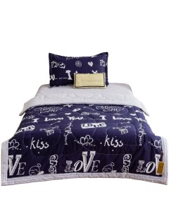 Комплект постельного белья Сатин с Одеялом Young OBK013 1 5 спальный Nobrand