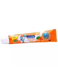Детская гелевая зубная паста 6м апельсин 40 гр Lion