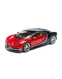 Машинка металлическая Bugatti Chiron 1 18 18 11040 1 красный черный Bburago