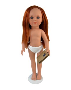 Кукла Нина 3304 33 см рыжие волосы без одежды Lamagik