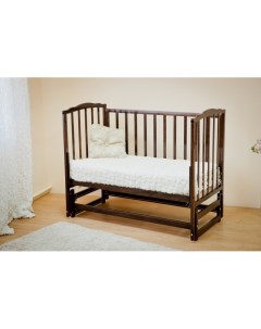 Кровать детская Кристина Шоколад с продольным маятником Можга