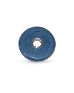 Диск для штанги Стандарт 2 5 кг 51 мм синий Mb barbell