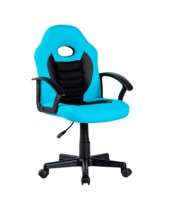 Игровое компьютерное кресло CH 111 экокожа голубо черный Chairman