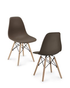 Комплект стульев 2 шт Acacia бежевый коричневый Byroom