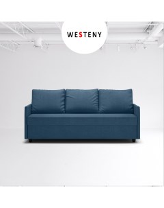 Прямой диван кровать ART 104 PR SN синий Westeny