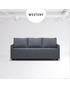 Прямой диван кровать ART 104 PR TSR темно серый Westeny