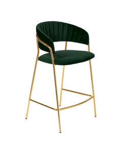 Полубарный стул Turin FR 0908 зеленый золотистый Bradex