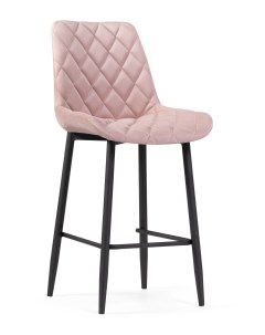 Полубарный стул Баодин К Б К розовый черный Woodville