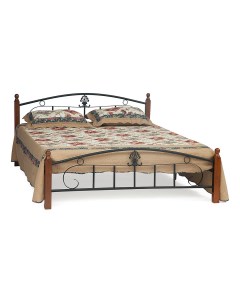 Кровать полутораспальная Румба 120х200 см красный черный Tetchair