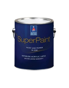 Краска SuperPaint Interior Latex Flat Ultradeep 1 л Sherwin-williams