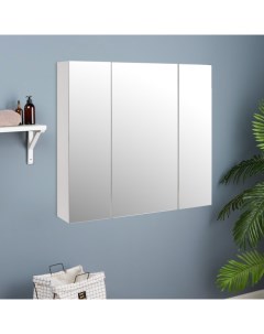 Шкаф зеркало для ванной комнаты 75 х 15 х 70 см Nobrand