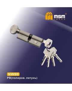 Цилиндровый механизм nw90 матовый никель 90мм Мсм
