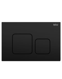Кнопка смыва BAU Soul Q00015 для инсталляции черная матовая Bauedge