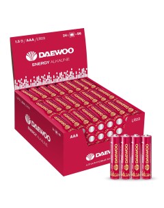 Батарейки алкалиновые ENERGY ALKALINE ААА 96 шт Daewoo