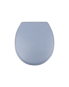 Сиденье для унитаза мягкое голубой ПВХ ободок 40х36 см отверстие 22х25 см Сантис