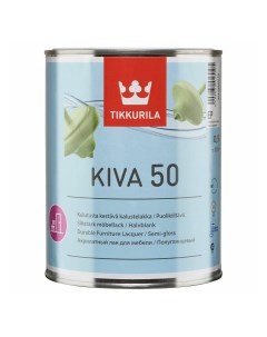 Лак для мебели Kiva 50 полуглянцевый 0 9 л Tikkurila