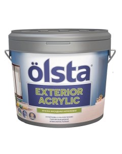 Краска Exterior Acrylic фасадная База А 2 7 л Olsta