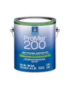 Краска ProMar 200 Zero VOC Interior Latex 3 8 л Sherwin-williams