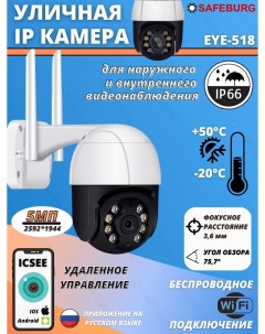 Камера видеонаблюдения EYE 518 домашняя и уличная камера Wi Fi Safeburg