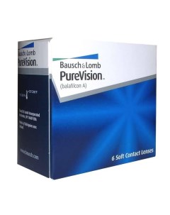 Контактные линзы PureVision 6 линз R 8 6 SPH 9 00 Bausch & lomb