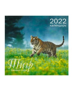 Календарь настенный перекидной Тигр на 2022 год на скрепке 31 5 х 58 см Listoff
