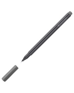Faber Castell Ручка капиллярная Grip Finepen 0 4мм серый темный Faber-castell