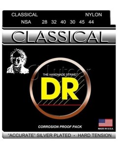 Nsa Nylon Classical Струны для классических гитар 28 44 Dr
